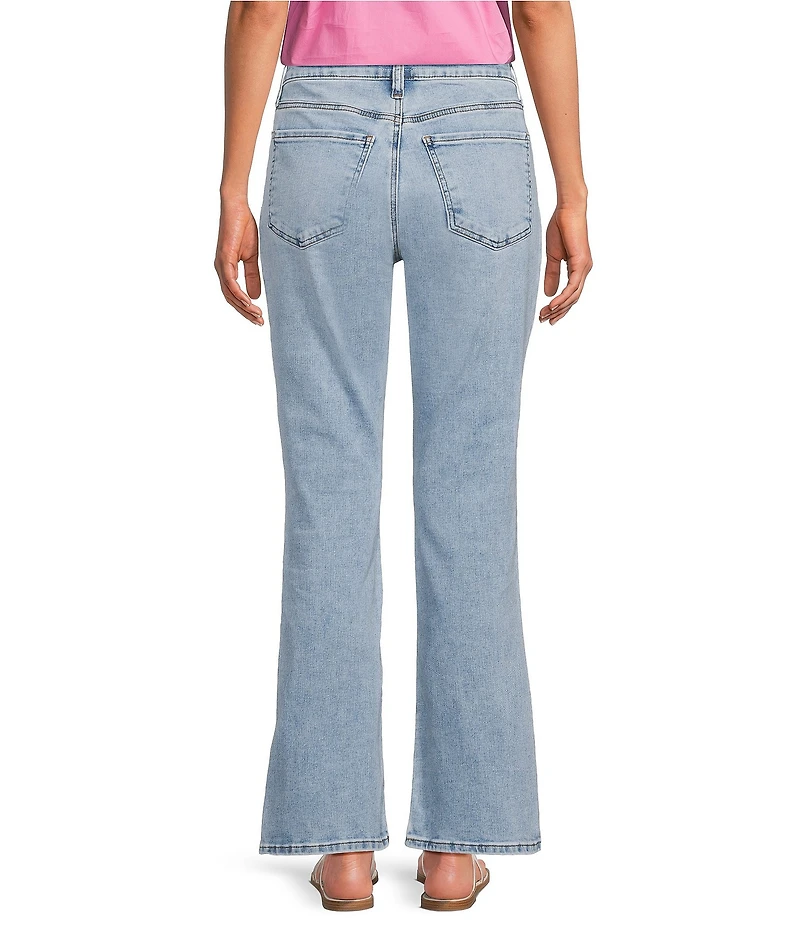 KUT from the Kloth Kelsey Denim High-Rise Wide Leg Ankle Jeans