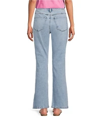 KUT from the Kloth Kelsey Denim High-Rise Wide Leg Ankle Jeans