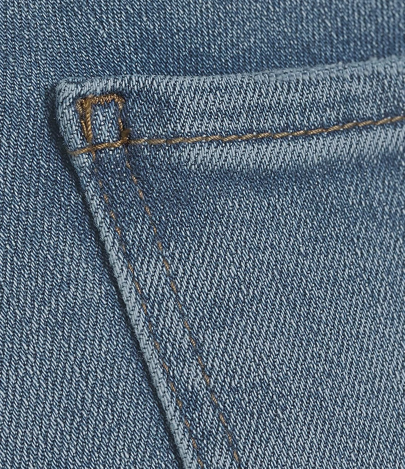 KUT from the Kloth Kelsey High Rise Flare-Inset Leg Fab Ab Technology Stretch Denim Jeans