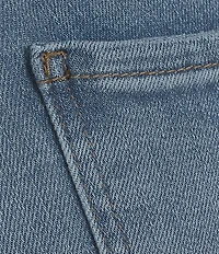 KUT from the Kloth Kelsey High Rise Flare-Inset Leg Fab Ab Technology Stretch Denim Jeans