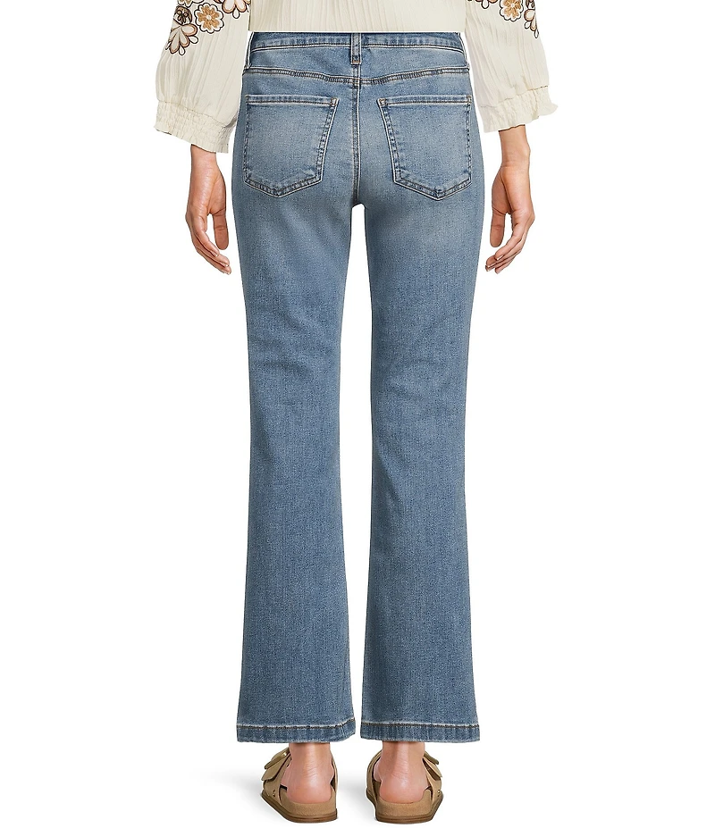 KUT from the Kloth Kelsey Stretch Denim High Rise Ankle Flare Jeans