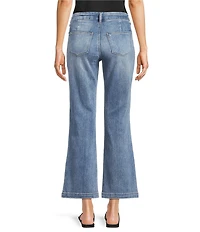 KUT from the Kloth Kelsey Stretch Denim High Rise Flare Leg Ankle Jeans