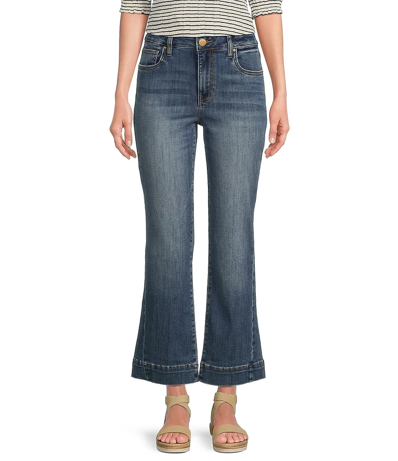 KUT from the Kloth Kelsey Stretch Denim High Rise Flare Leg Jeans