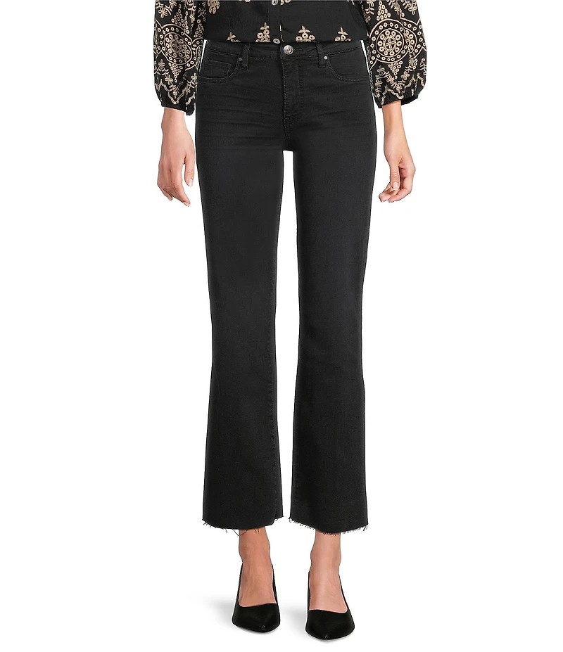 KUT from the Kloth Kelsey Stretch Denim High Rise Wide Leg Ankle Jeans