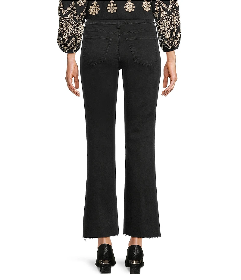 KUT from the Kloth Kelsey Stretch Denim High Rise Wide Leg Ankle Jeans