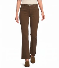 KUT from the Kloth Kelsey Stretch Twill High Rise Boot Leg Ankle Length Jeans