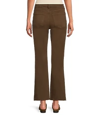 KUT from the Kloth Kelsey Stretch Twill High Rise Boot Leg Ankle Length Jeans