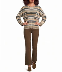 KUT from the Kloth Kelsey Stretch Twill High Rise Boot Leg Ankle Length Jeans