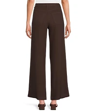 KUT from the Kloth Linen Blend Meg High Rise Wide Leg Pants