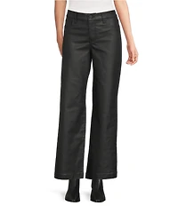 KUT from the Kloth Meg Coated High Rise Wide Leg Jeans