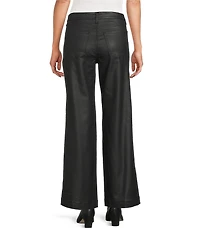 KUT from the Kloth Meg Coated High Rise Wide Leg Jeans