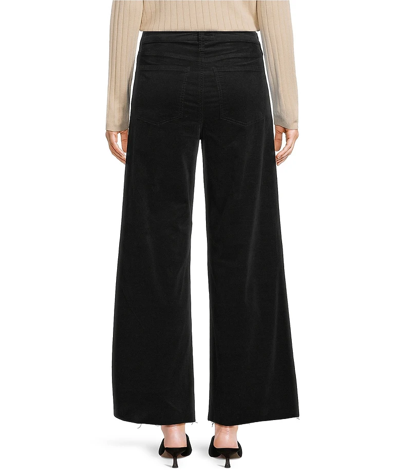 KUT from the Kloth Meg Corduroy High Rise Wide Leg Ankle Length Jeans