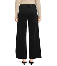 KUT from the Kloth Meg Corduroy High Rise Wide Leg Ankle Length Jeans