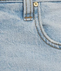 KUT from the Kloth Meg High Rise Wide Leg Twist Side Panel Raw Hem Jeans