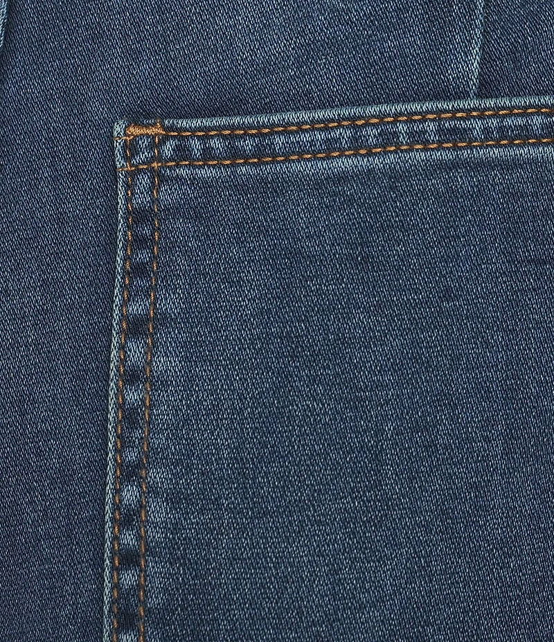 KUT from the Kloth Meg Stretch Denim High Rise Patch Pocket Wide Leg Jeans