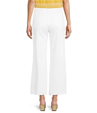 KUT from the Kloth Meg Stretch Denim High Rise Wide Leg Ankle Length Jeans