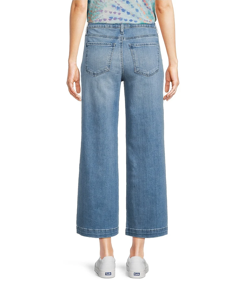 KUT from the Kloth Meg Stretch Denim High Rise Wide Leg Jeans