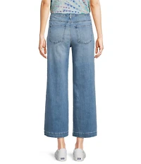 KUT from the Kloth Meg Stretch Denim High Rise Wide Leg Jeans