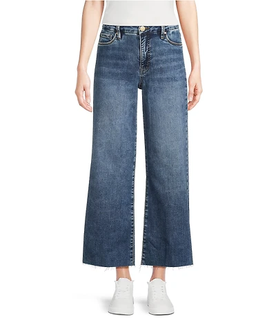 KUT from the Kloth Meg Stretch Denim High Rise Wide Leg Jeans