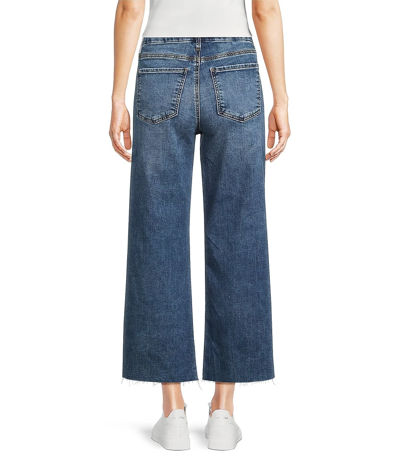 KUT from the Kloth Meg Stretch Denim High Rise Wide Leg Jeans