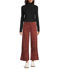 KUT from the Kloth Meg Twill High Rise Wide Leg Jeans