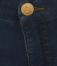 KUT from the Kloth Meg Wide Leg High-Rise Fab Ab Raw Hem Ankle Length Jeans