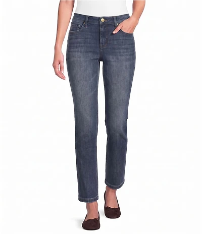 KUT From The Kloth Petite Size Blair Straight Leg Ankle Jean
