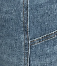 KUT from the Kloth Petite Size Kelsey High Rise Front Seam Ankle Flare Jeans