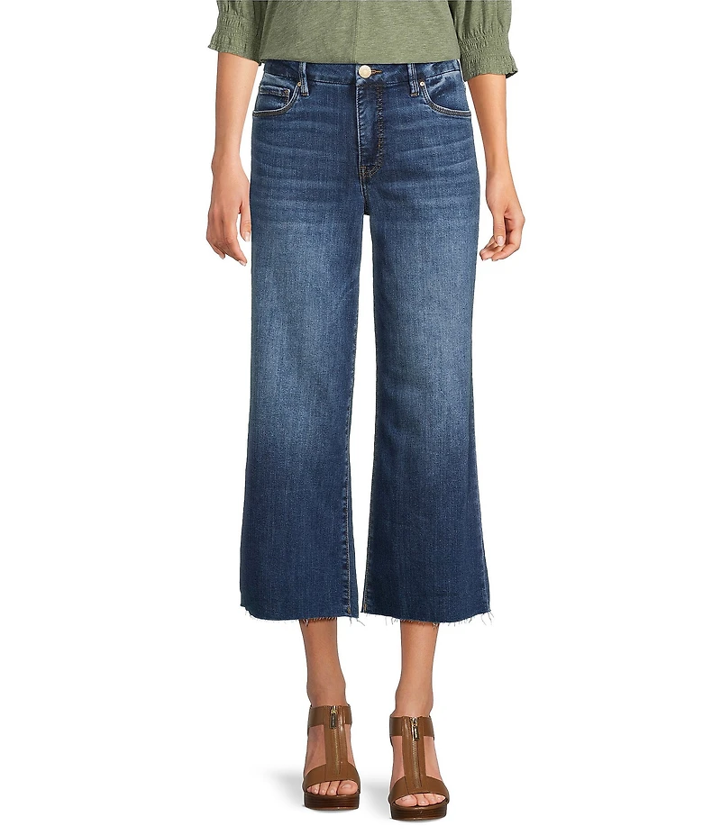 KUT from the Kloth Petite Size Meg High Rise Relaxed Fit Wide Leg Jeans