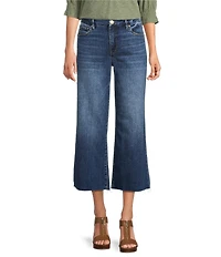 KUT from the Kloth Petite Size Meg High Rise Relaxed Fit Wide Leg Jeans