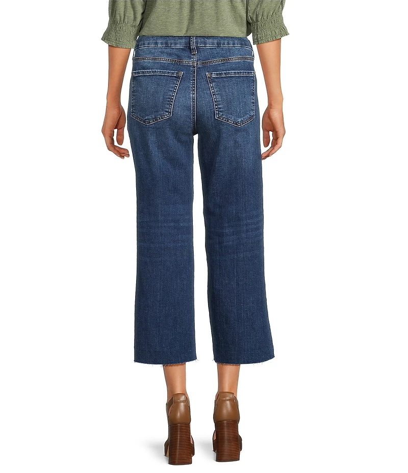 KUT from the Kloth Petite Size Meg High Rise Relaxed Fit Wide Leg Jeans