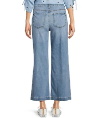 KUT from the Kloth Petite Size Meg Soft Stretch Denim High Rise Wide Leg Jeans