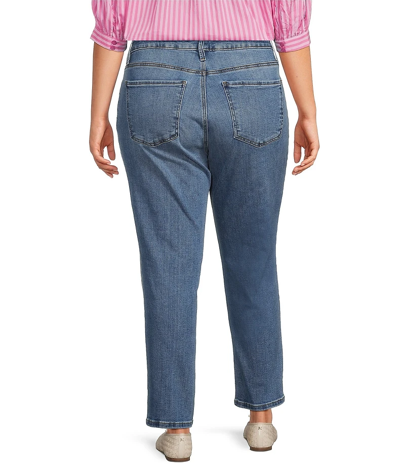 Kut From The Kloth Plus Size Blair High Rise Seaming Side Panel Detail Ankle Jeans