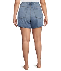 KUT from the Kloth Plus Size Jane Stretch Denim High Rise Shorts