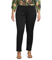 KUT from the Kloth Plus Size Reese High Rise Tapered Ankle Jeans
