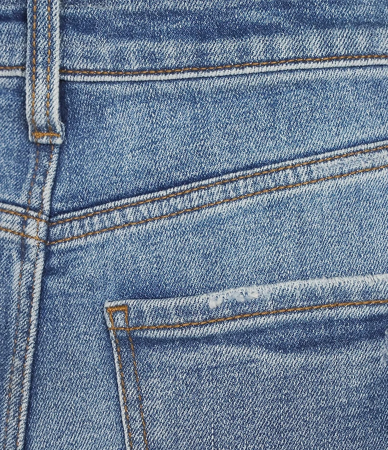 KUT from the Kloth Sienna Stretch Denim Wide Cuff Straight Leg Jeans