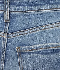 KUT from the Kloth Sienna Stretch Denim Wide Cuff Straight Leg Jeans