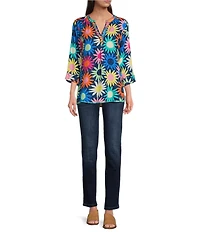 KUT from the Kloth Stevie High Rise Straight Leg Jean