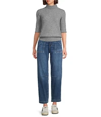 KUT from the Kloth Stretch Denim Ashton High Rise Barrel Jeans