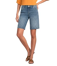 KUT from the Kloth Stretch Denim High Rise Bermuda Shorts