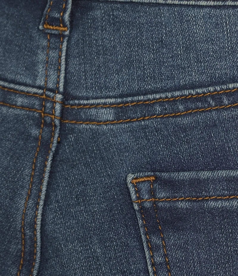 KUT from the Kloth Stretch Denim High Rise Cropped Straight Leg Jeans