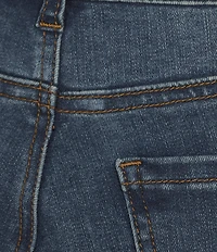 KUT from the Kloth Stretch Denim High Rise Cropped Straight Leg Jeans