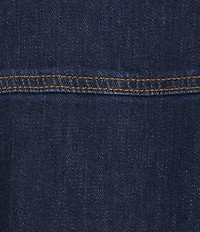 KUT from the Kloth Tatiana Denim Point Collar Short Sleeve Shift Dress