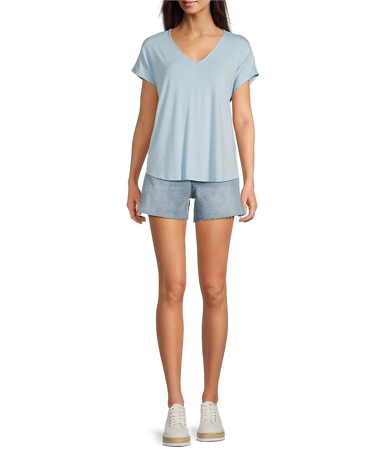 KUT from the Kloth Taylor High Rise Stretch Denim Shorts