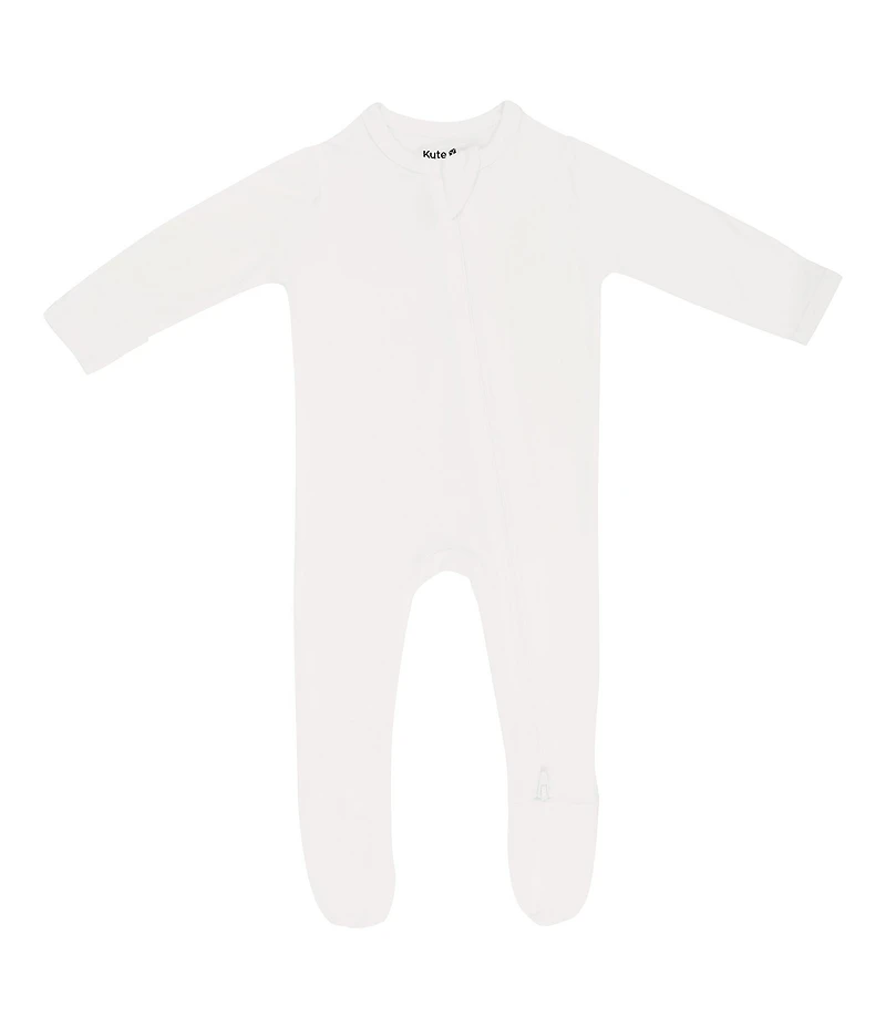 Kyte BABY Baby Boys Bamboo Zip Front Footie