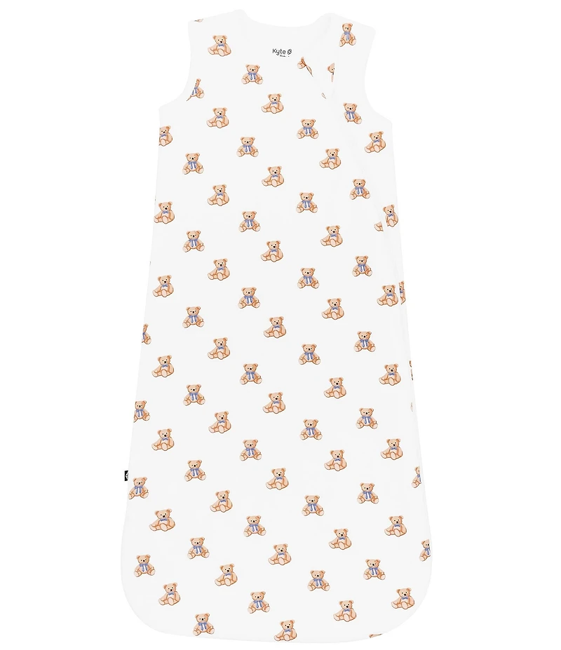 Kyte BABY Baby Boys Bamboo Teddy Bear Print Sleep Bag 1.0