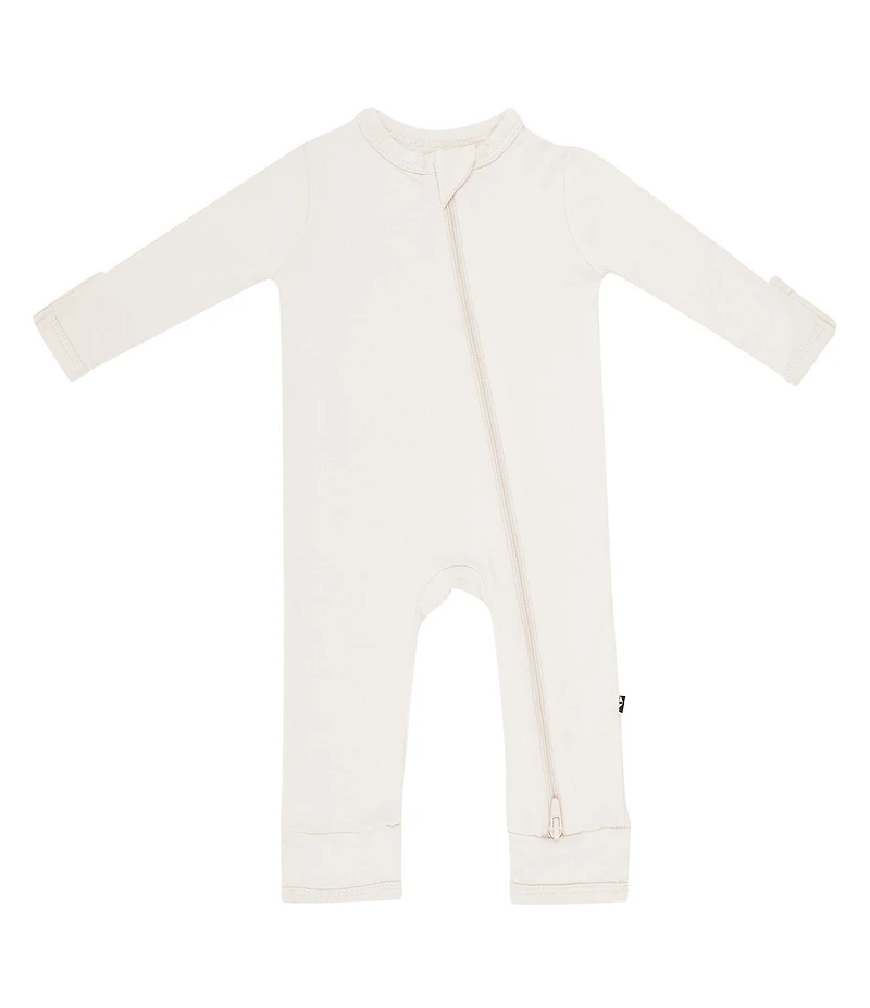 Kyte BABY Baby Girls Bamboo Zip Front Coverall