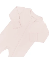 Kyte BABY Baby Girls Bamboo Zip Front Footie