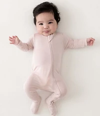 Kyte BABY Baby Girls Bamboo Zip Front Footie