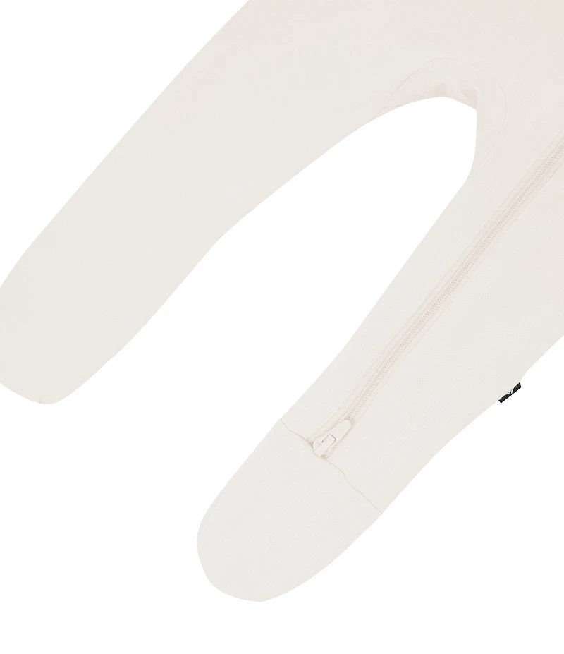Kyte BABY Baby Girls Bamboo Zip Front Footie